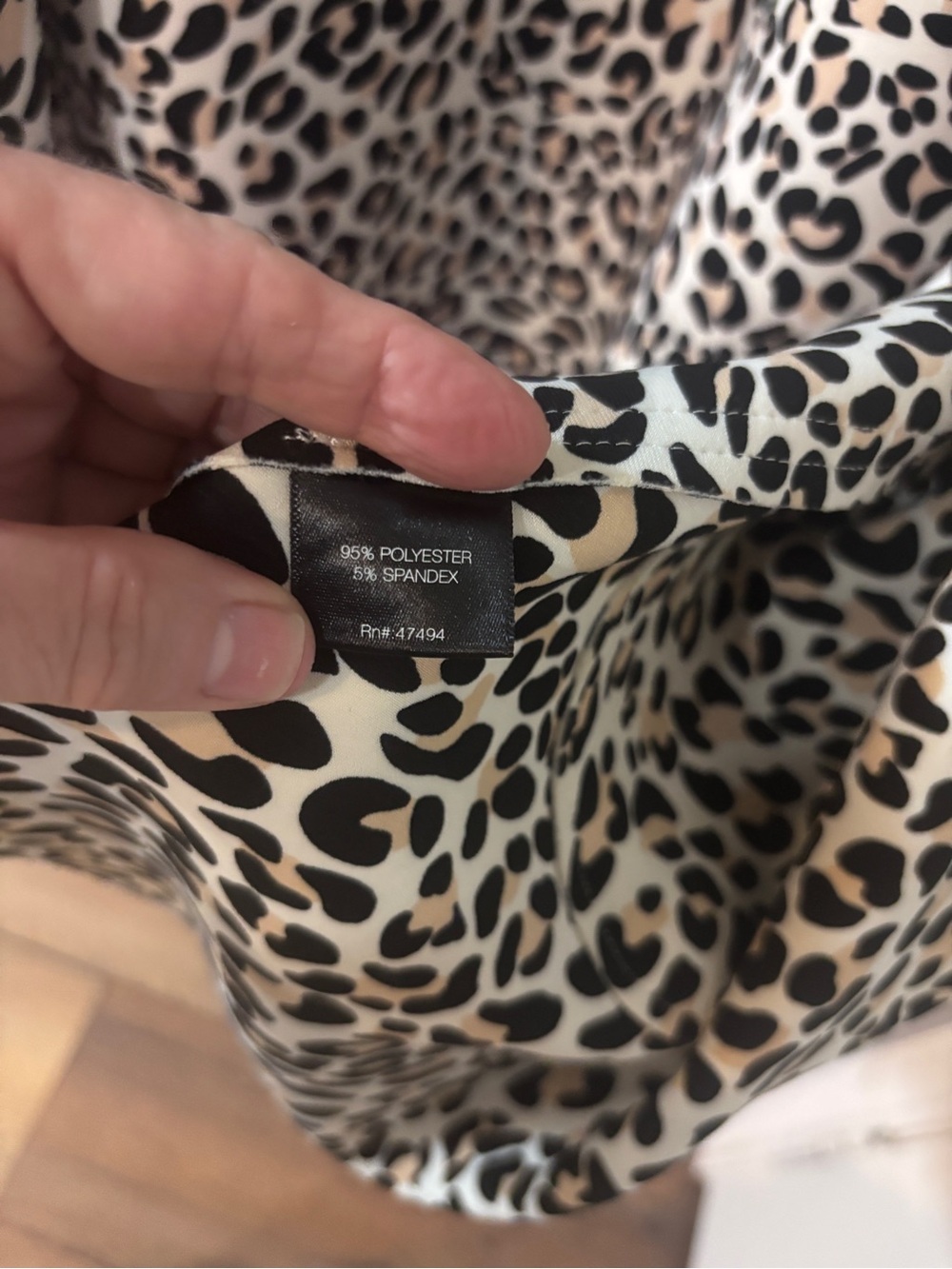 Norma Kamali Leopard-Print Duster in Cream and Black - Picture 3 of 3
